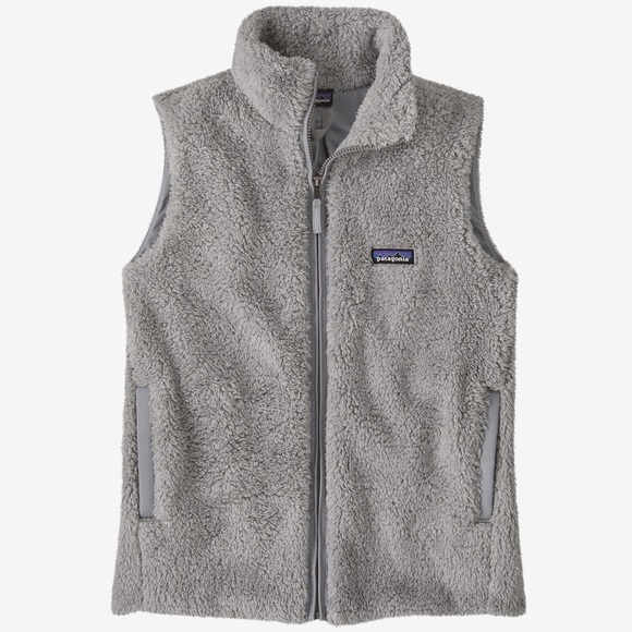 Patagonia Women’s Los Gatos Fleece Vest Salt Grey Small S2 - Picture 1 of 11